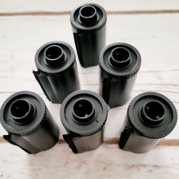 6 pack Kalt 35mm Reloadable Reusable 35mm Bulk Film Cassettes with screw NEW - Picture 2 of 6
